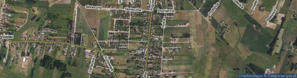 Zdjęcie satelitarne Pogodna ul.